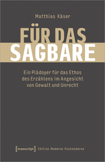 Cover of book: Für das Sagbare