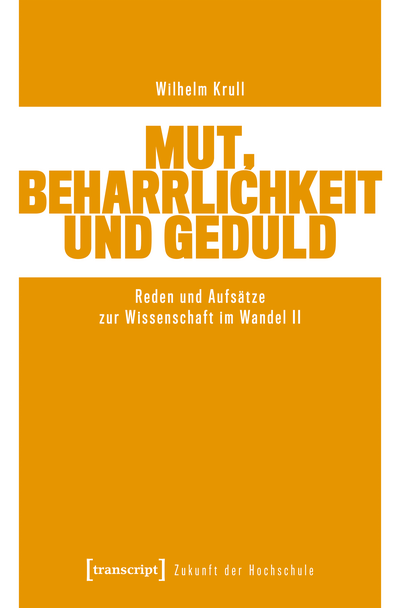 Cover des Buchs: Mut, Beharrlichkeit und Geduld