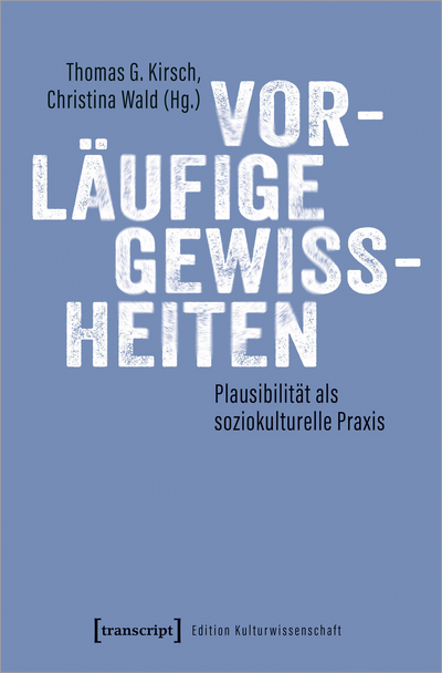 Cover des Buchs: Vorläufige Gewissheiten