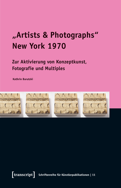 Cover des Buchs: »Artists & Photographs«, New York 1970