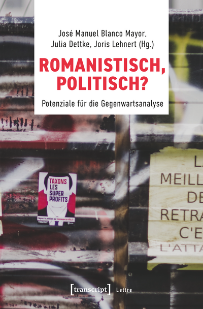 Cover of book: Romanistisch, politisch?