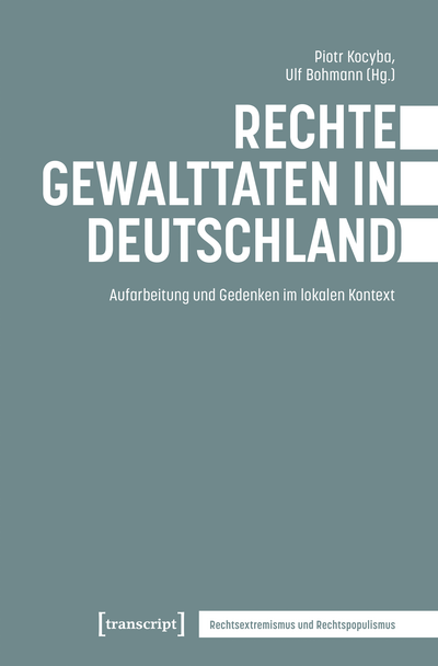 Cover of book: Rechte Gewalttaten in Deutschland
