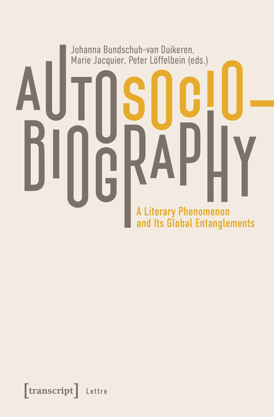 Cover of book: Autosociobiography