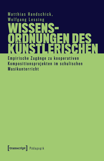 Cover of book: Wissensordnungen des Künstlerischen
