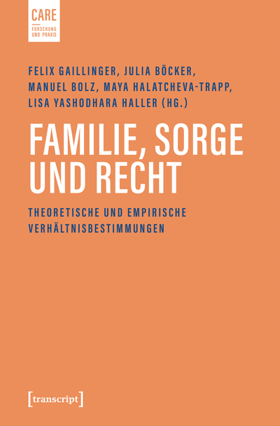 Cover of book: Familie, Sorge und Recht
