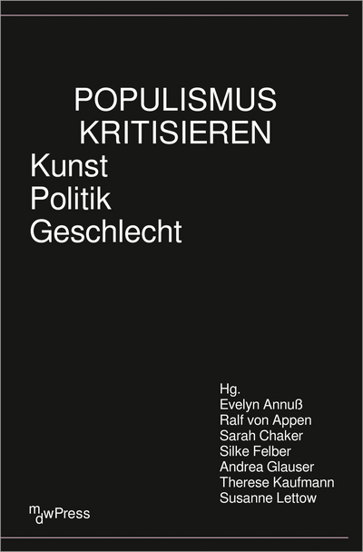 Cover of book: Populismus kritisieren