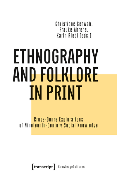 Cover des Buchs: Ethnography and Folklore in Print