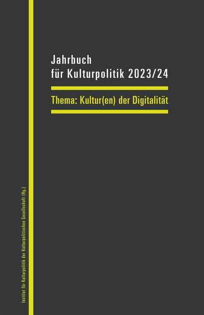 Cover des Buchs: Jahrbuch für Kulturpolitik 2023/24