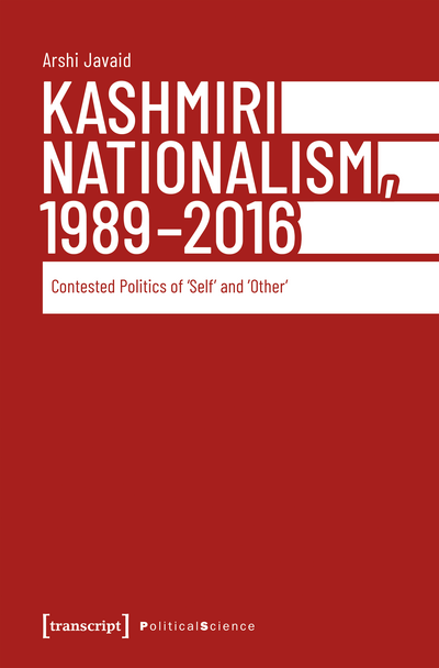 Cover of book: Kashmiri Nationalism, 1989-2016