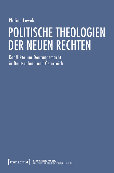 Cover of book: Politische Theologien der Neuen Rechten