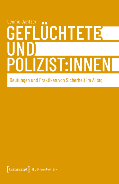 Cover of book: Geflüchtete und Polizist:innen
