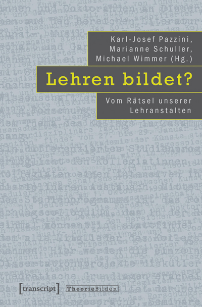 Cover des Buchs: Lehren bildet?