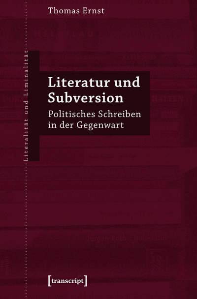 Cover of book: Literatur und Subversion
