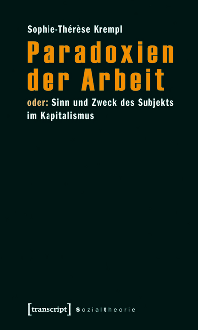 Cover of book: Paradoxien der Arbeit