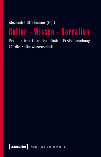 Cover des Buchs: Kultur – Wissen – Narration