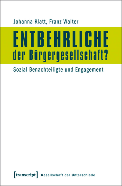 Cover of book: Entbehrliche der Bürgergesellschaft?