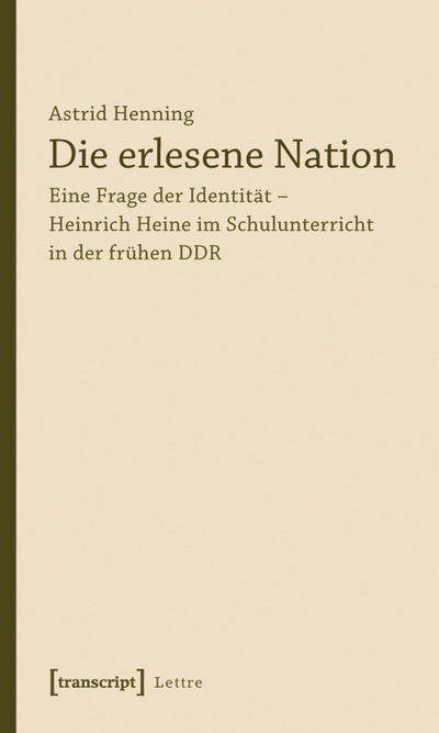 Cover of book: Die erlesene Nation