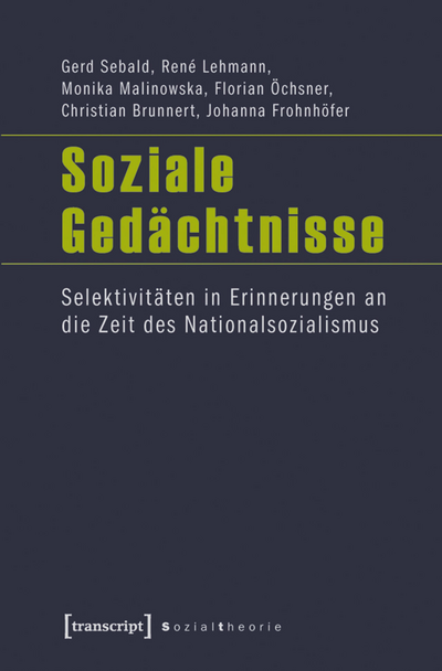 Cover of book: Soziale Gedächtnisse