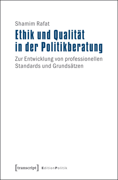Cover des Buchs: Ethik und Qualität in der Politikberatung