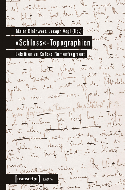 Cover of book: »Schloss«-Topographien