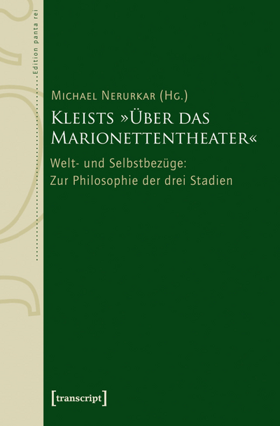 Cover of book: Kleists »Über das Marionettentheater«