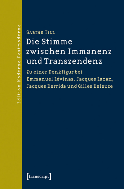 Cover des Buchs: Die Stimme zwischen Immanenz und Transzendenz