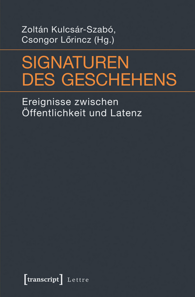 Cover des Buchs: Signaturen des Geschehens