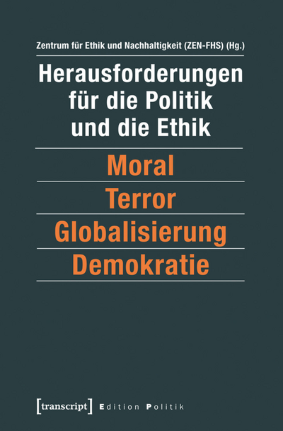 Cover des Buchs: Herausforderungen für die Politik und die Ethik