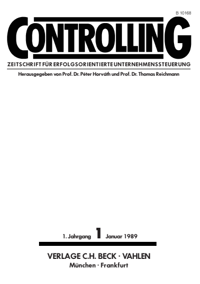 Cover of Volume: Controlling Volume 1 (1989), Edition 1