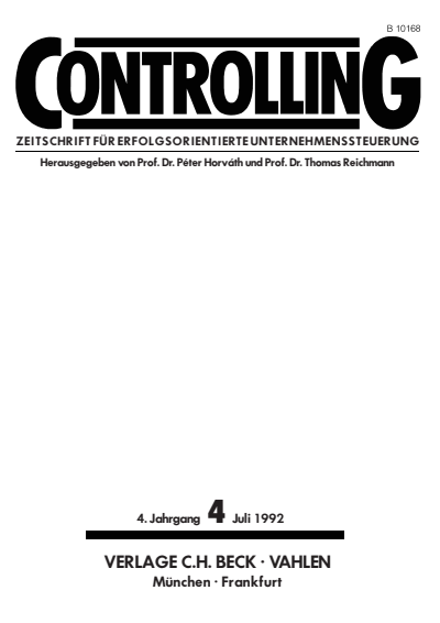 Cover of Volume: Controlling Volume 4 (1992), Edition 4