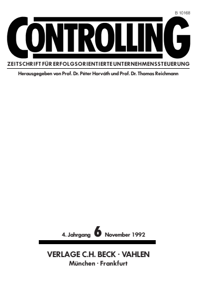 Cover of Volume: Controlling Volume 4 (1992), Edition 6