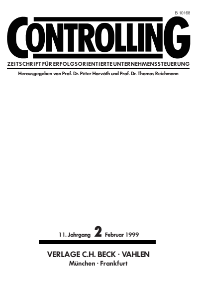 Cover of Volume: Controlling Volume 11 (1999), Edition 2