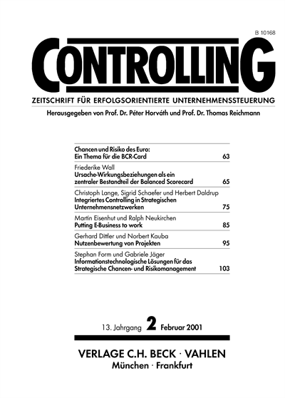 Cover of Volume: Controlling Volume 13 (2001), Edition 2