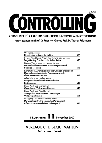 Cover of Volume: Controlling Volume 14 (2002), Edition 11