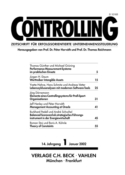 Cover of Volume: Controlling Volume 14 (2002), Edition 1