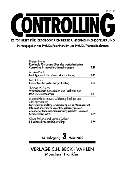 Cover of Volume: Controlling Volume 14 (2002), Edition 3