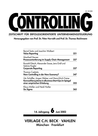 Cover of Volume: Controlling Volume 14 (2002), Edition 6