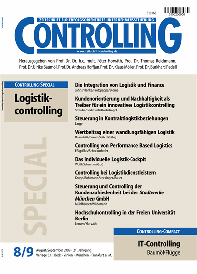 Cover of Volume: Controlling Volume 21 (2009), Edition 8-9
