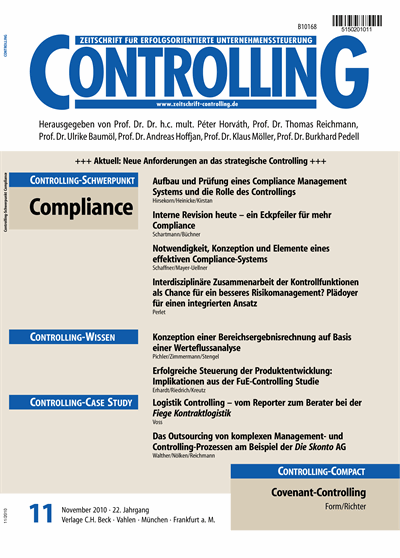 Cover of Volume: Controlling Volume 22 (2010), Edition 11