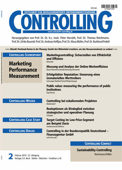 Cover of Volume: Controlling Volume 22 (2010), Edition 2