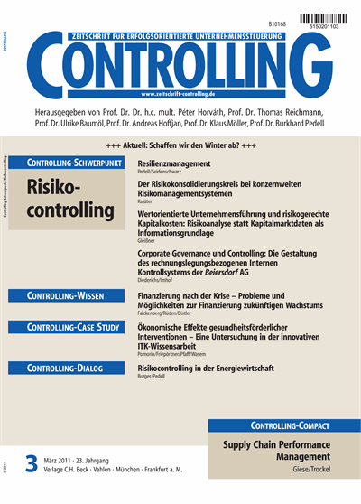 Cover der Ausgabe: Controlling Jahrgang 23 (2011), Heft 3