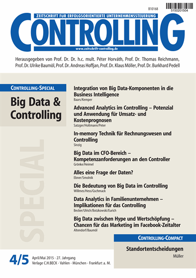Cover of Volume: Controlling Volume 27 (2015), Edition 4-5