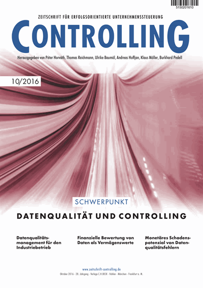 Cover of Volume: Controlling Volume 28 (2016), Edition 10