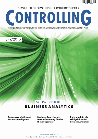 Cover of Volume: Controlling Volume 28 (2016), Edition 8-9