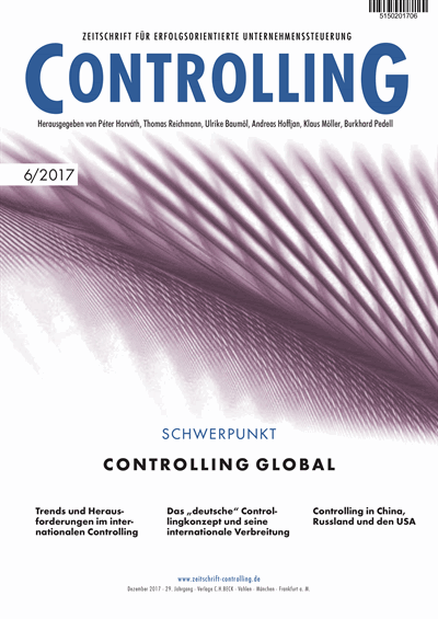 Cover of Volume: Controlling Volume 29 (2017), Edition 6