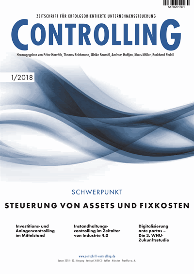 Cover of Volume: Controlling Volume 30 (2018), Edition 1