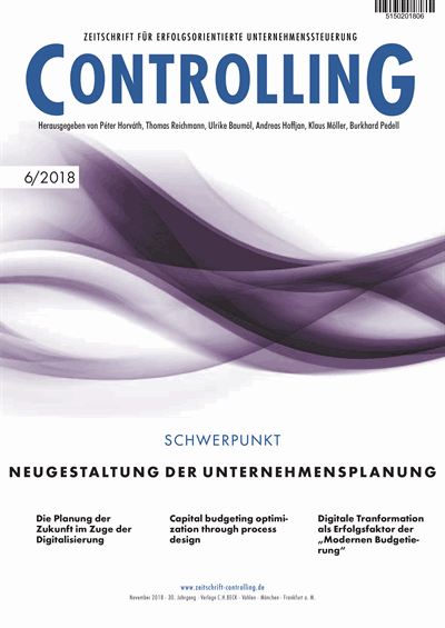 Cover of Volume: Controlling Volume 30 (2018), Edition 6