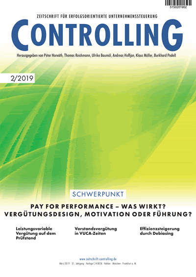 Cover of Volume: Controlling Volume 31 (2019), Edition 2