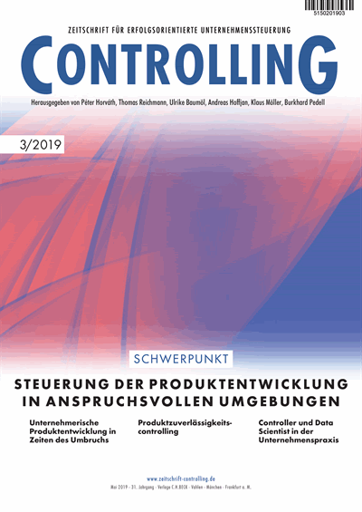 Cover of Volume: Controlling Volume 31 (2019), Edition 3