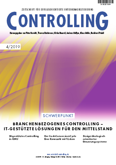 Cover of Volume: Controlling Volume 31 (2019), Edition 4